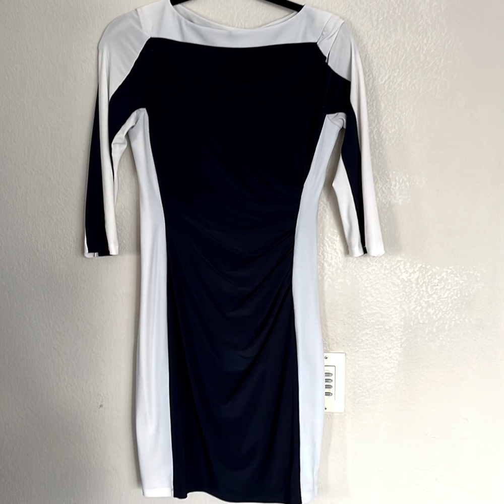 Navy and white dress by Ralph Lauren